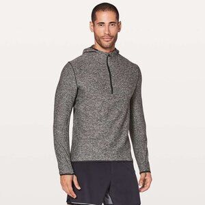 Lululemon Men's Surge Warm 1/2 Zip Hoodie - Grey